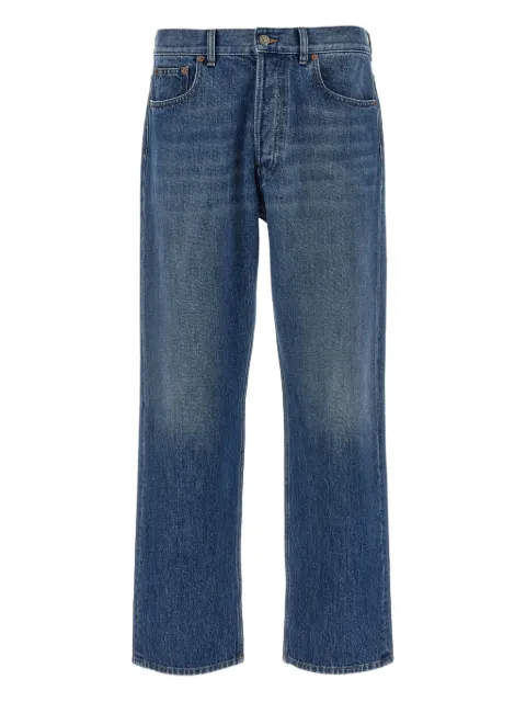 Valentino Garavani button-fastening five-pocket jeans