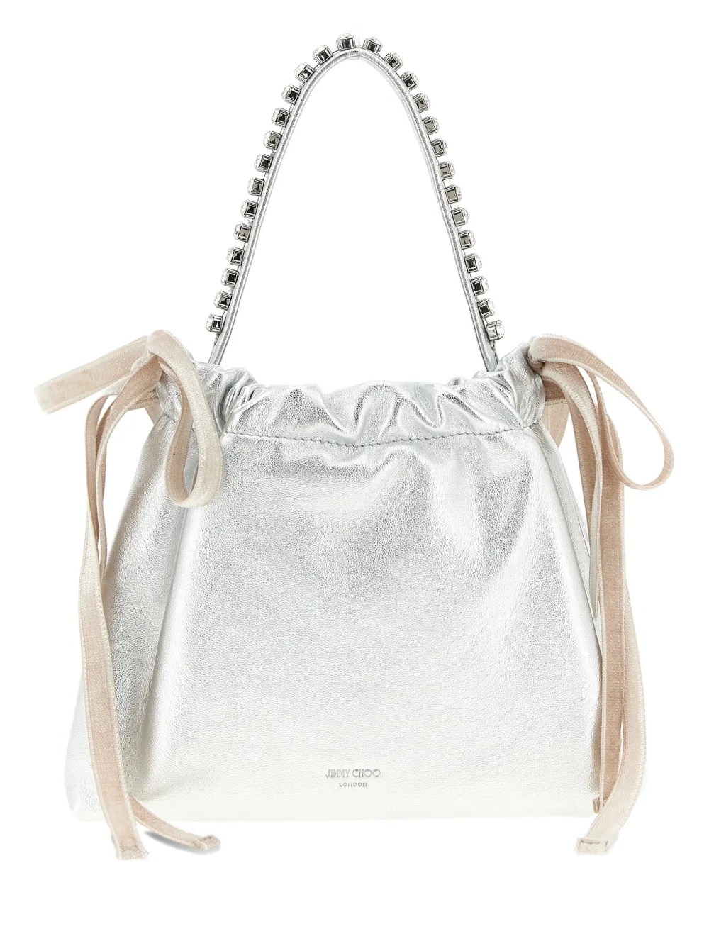 Jimmy Choo drawstring mini tote bag | Silver | Image 1