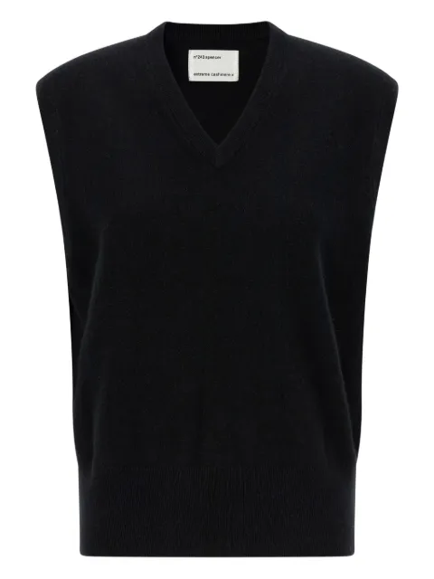 extreme cashmere V-neck vest