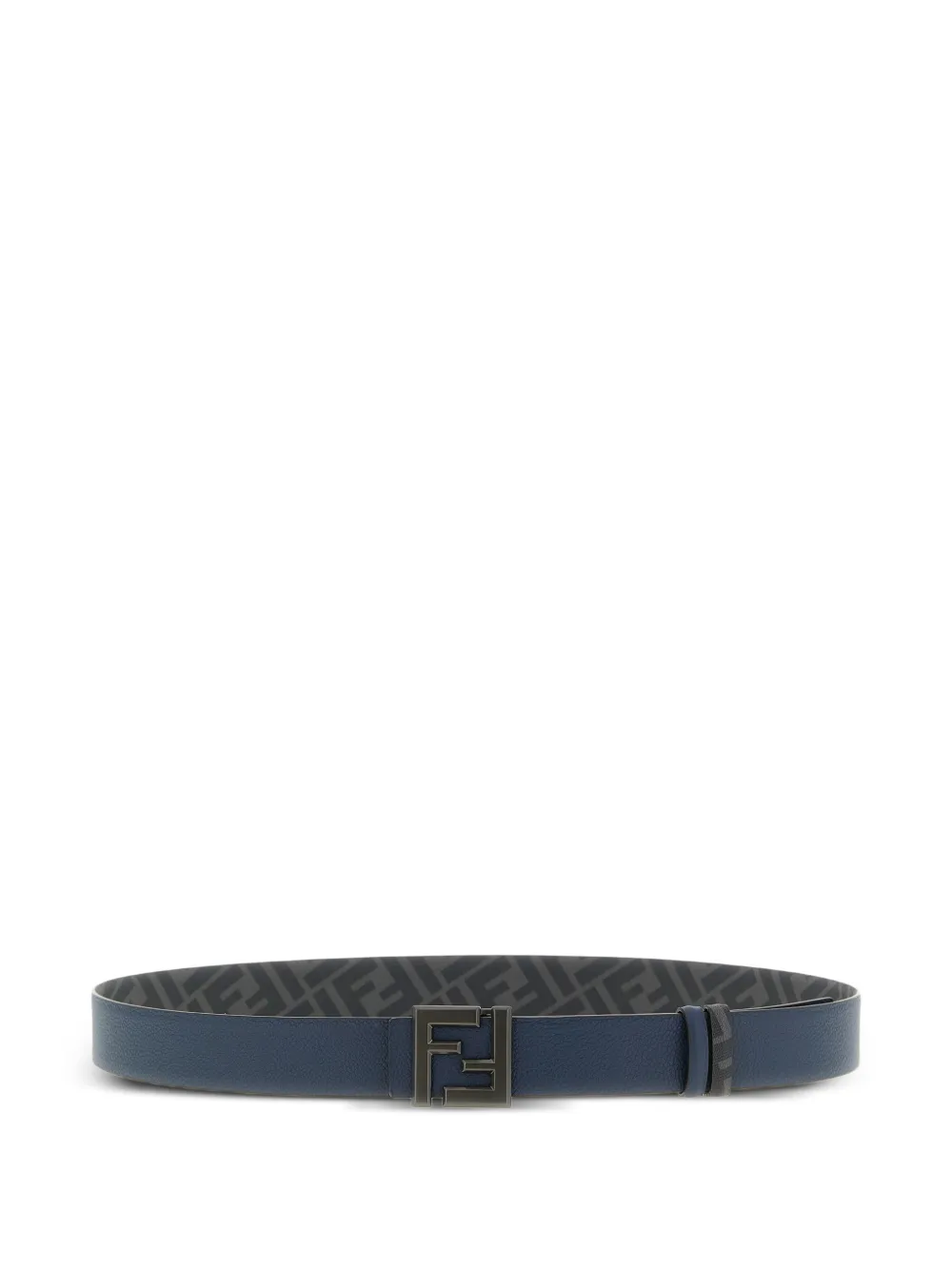 FENDI cinturón reversible con hebilla de metal | azul | Image 1