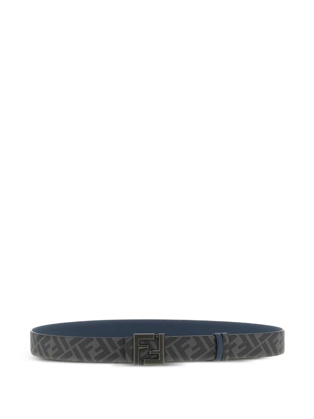  Fendi Reversible Metal-buckle Belt - Blue 