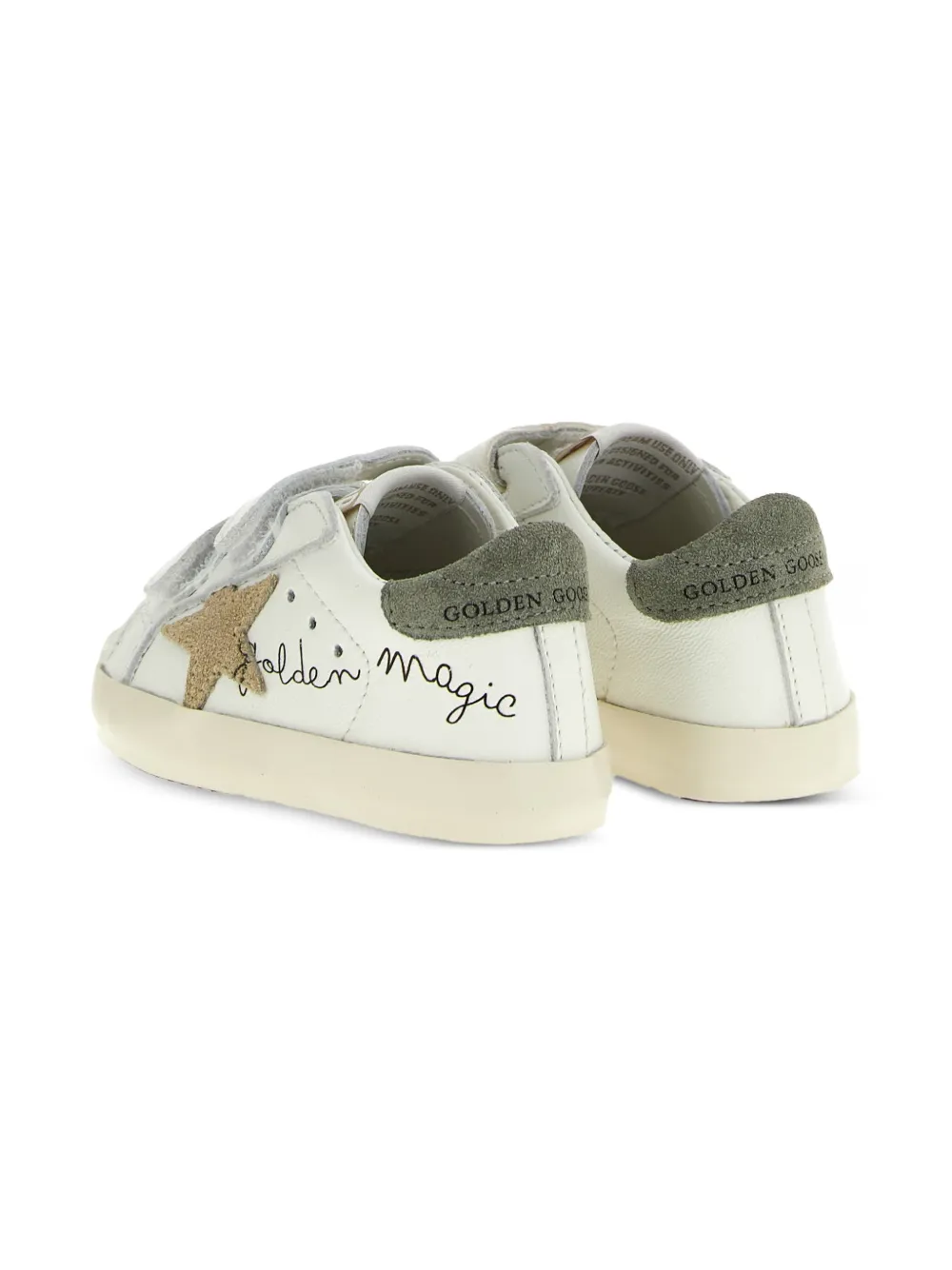 Golden Goose Kids Sneakers met ster-applicatie en band Wit