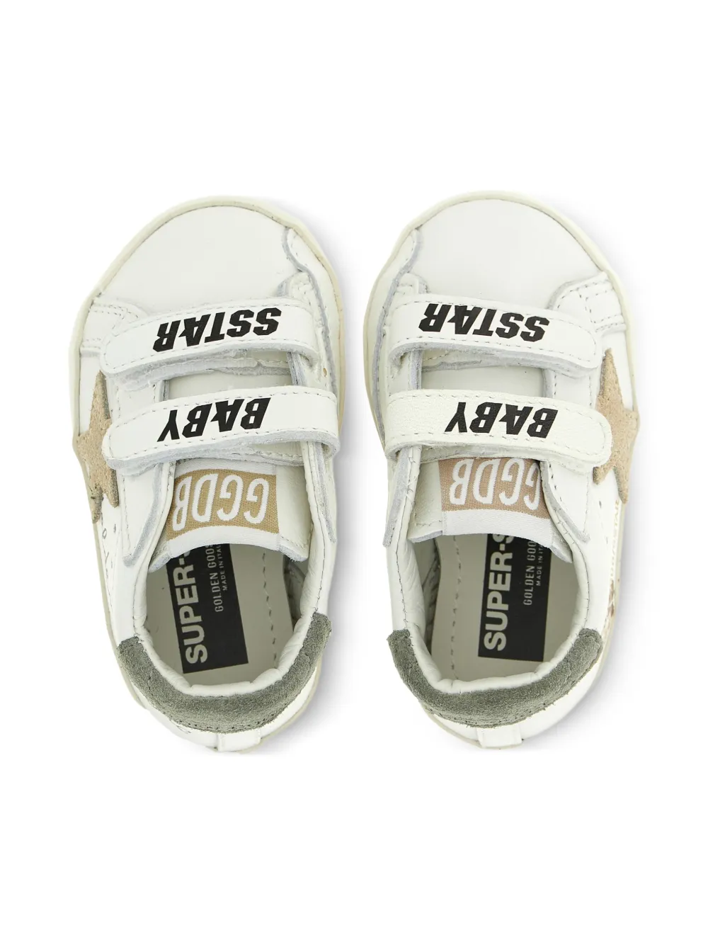 Golden Goose Kids Sneakers met ster-applicatie en band Wit
