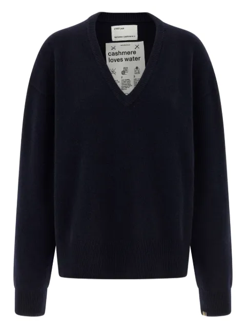 extreme cashmere V-neck long-sleevejumpers