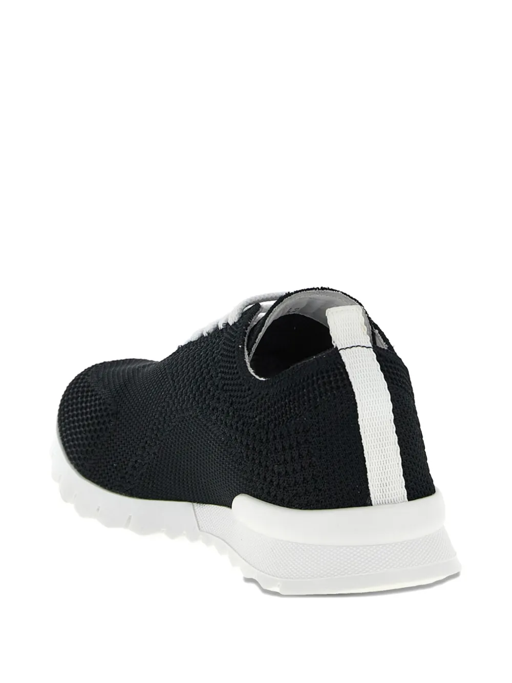Kiton Fits gebreide sneakers Zwart
