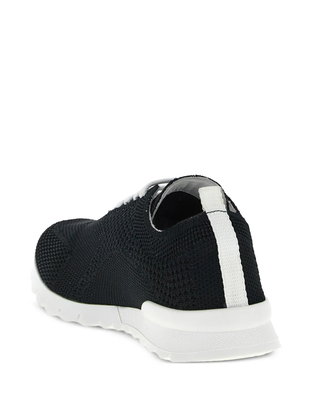 Kiton Fits gebreide sneakers Zwart