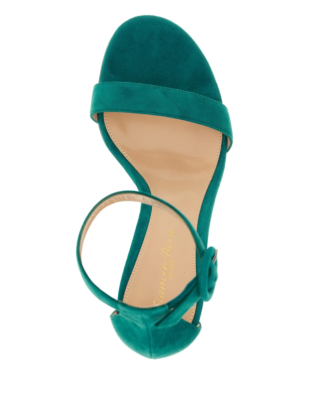 Gianvito Rossi Portofino suède sandalen Groen