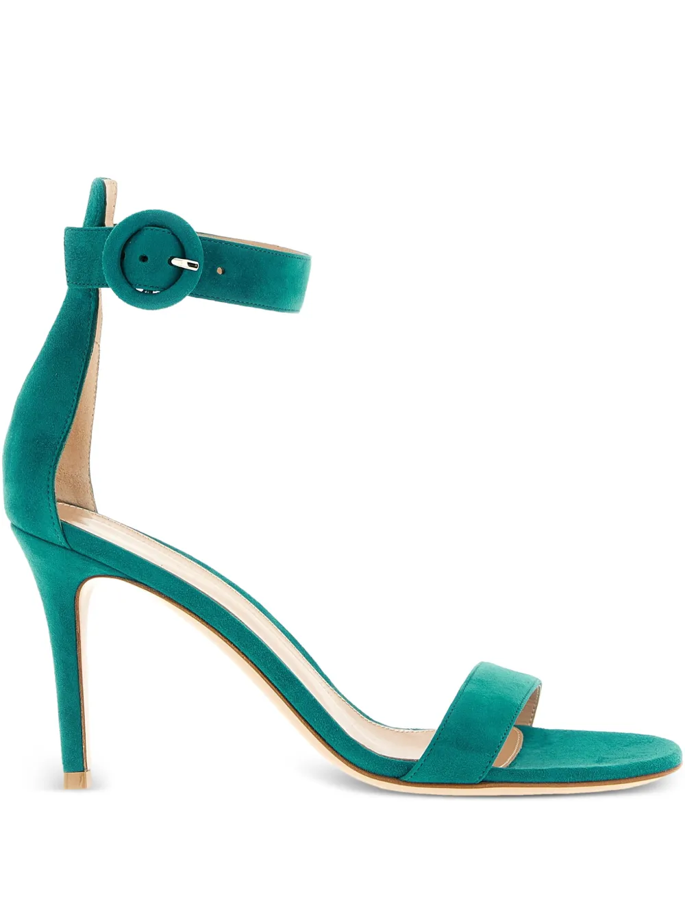 Gianvito Rossi Portofino suède sandalen Groen