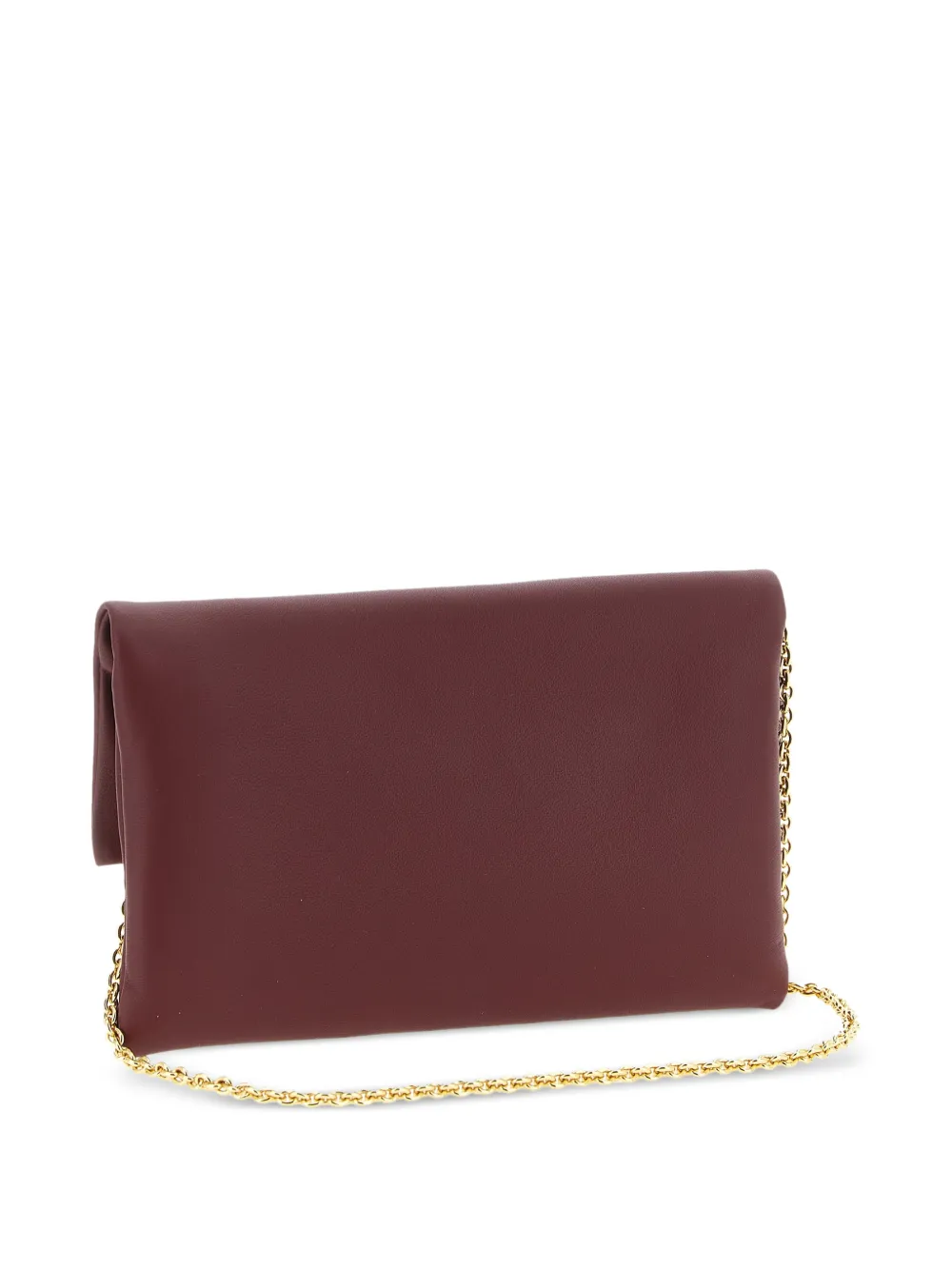 FENDI Mamma Baguette leren clutch Rood