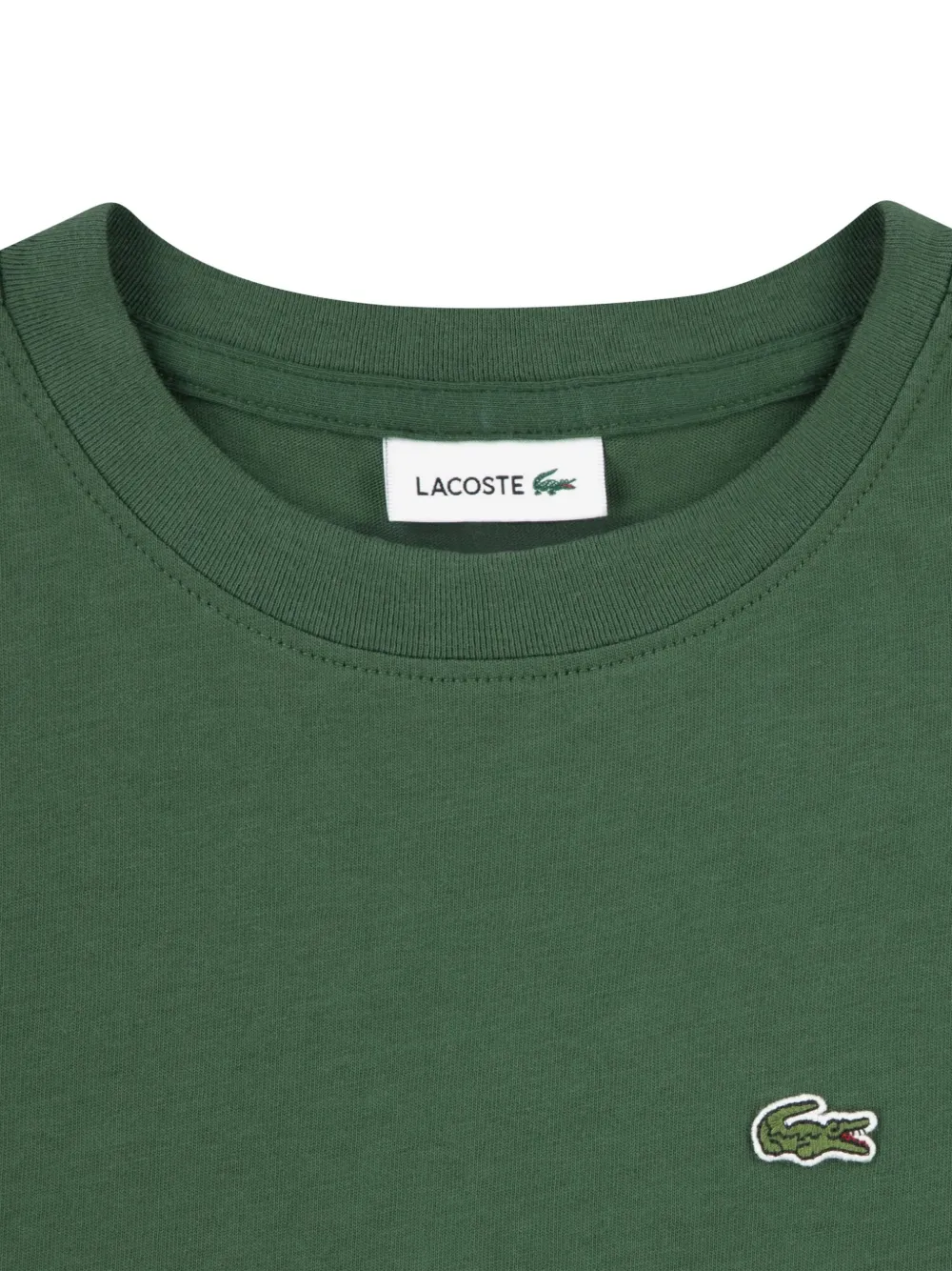 Lacoste Kids T-shirt met logo Groen
