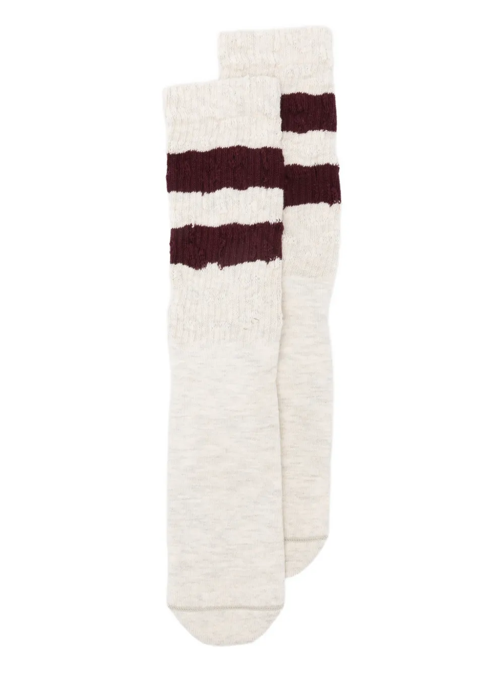 Golden Goose striped socks - Toni neutri