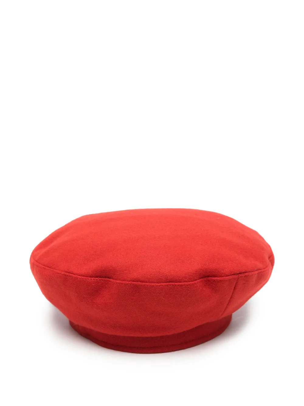 Barbour logo-brooch beret - Rood
