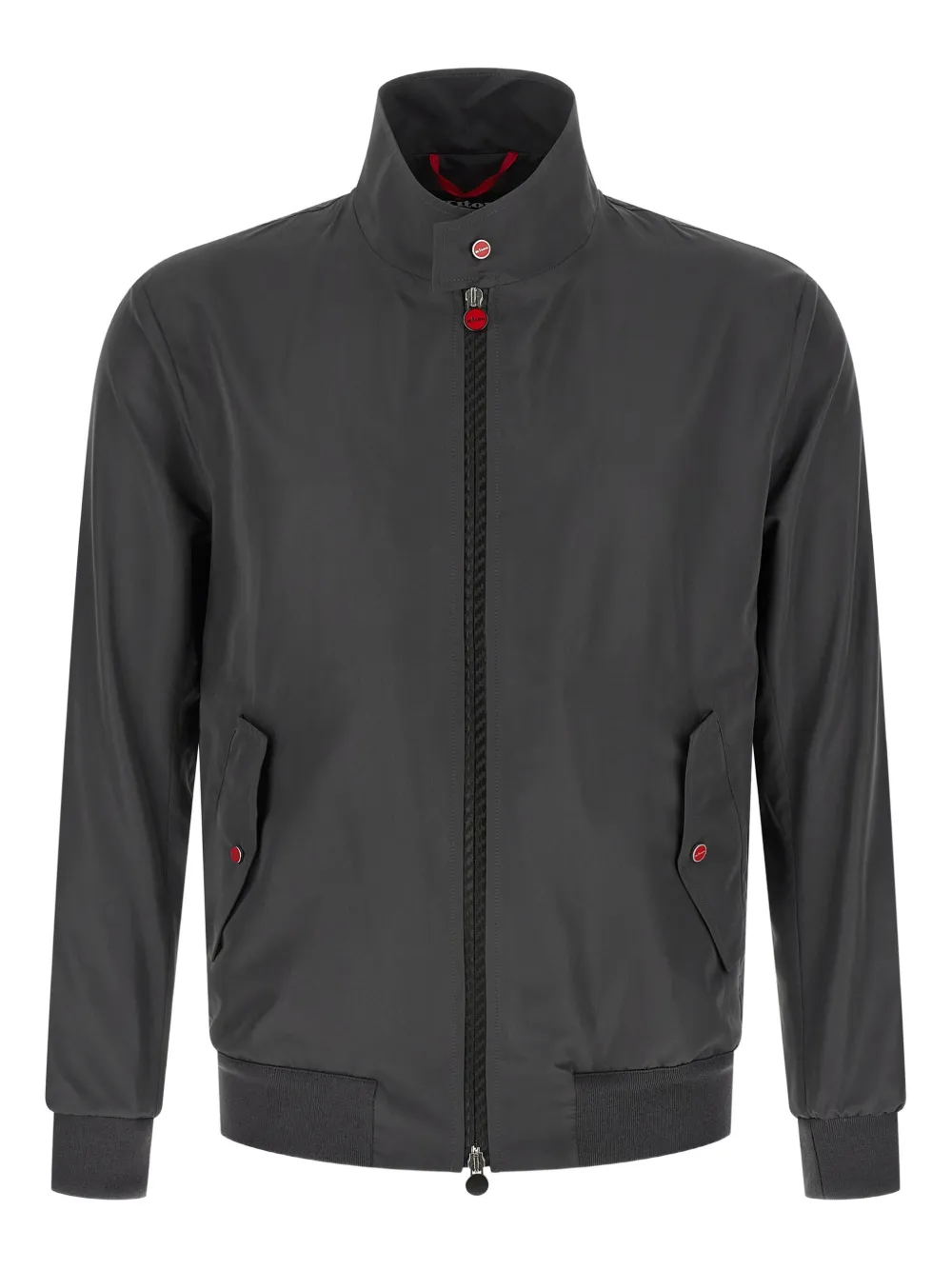 Kiton Cima zip-up jacket | Grey | Image 1