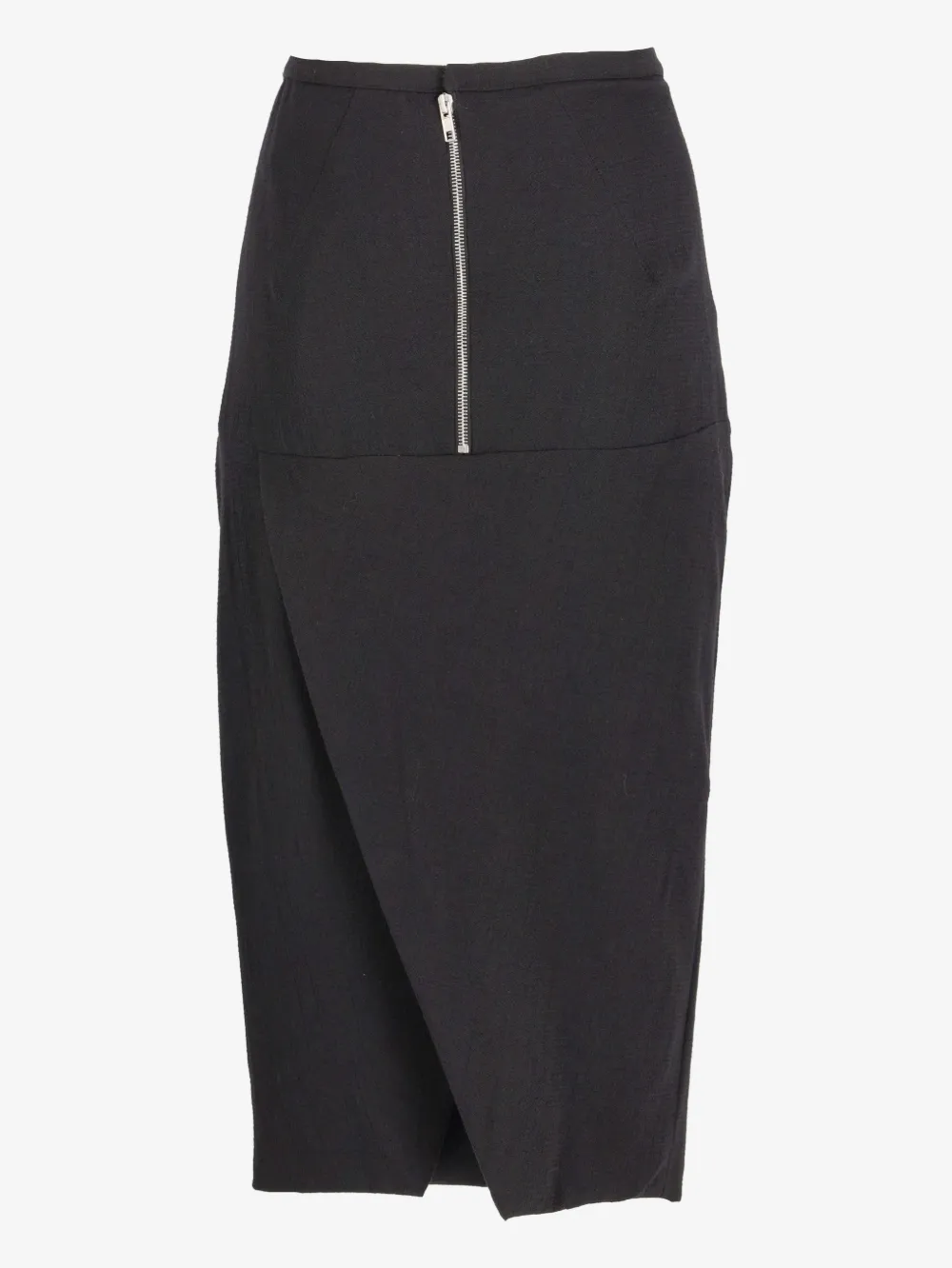 Rick Owens Vintage side-pockets zip skirt - Zwart