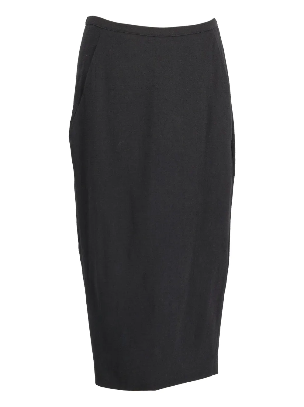 Rick Owens Vintage side-pockets zip skirt - Nero
