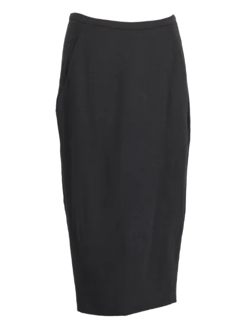 Rick Owens Vintage side-pockets zip skirt