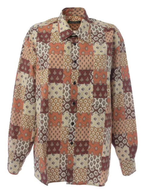Souleiado patchwork floral shirt