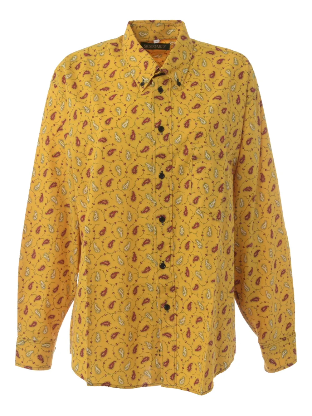 Souleiado provencal paisley shirt - Giallo