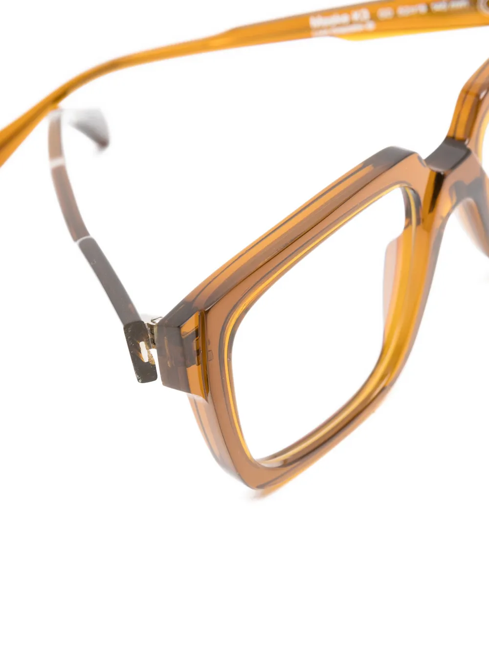  Kuboraum Maske K3 Square Glasses - Brown 