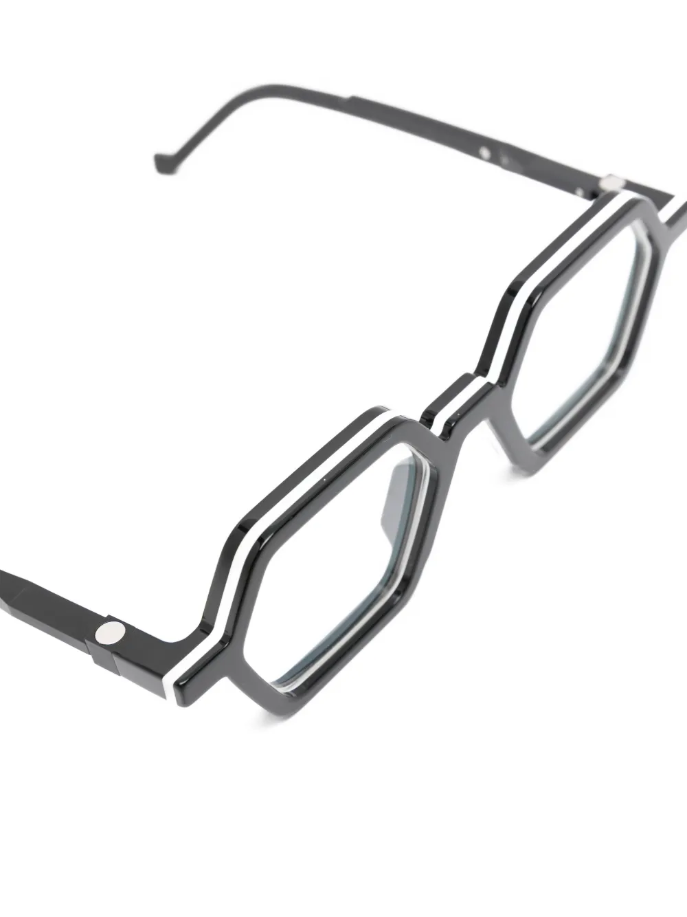  Vava Eyewear Geometric-frame Glasses - Black 