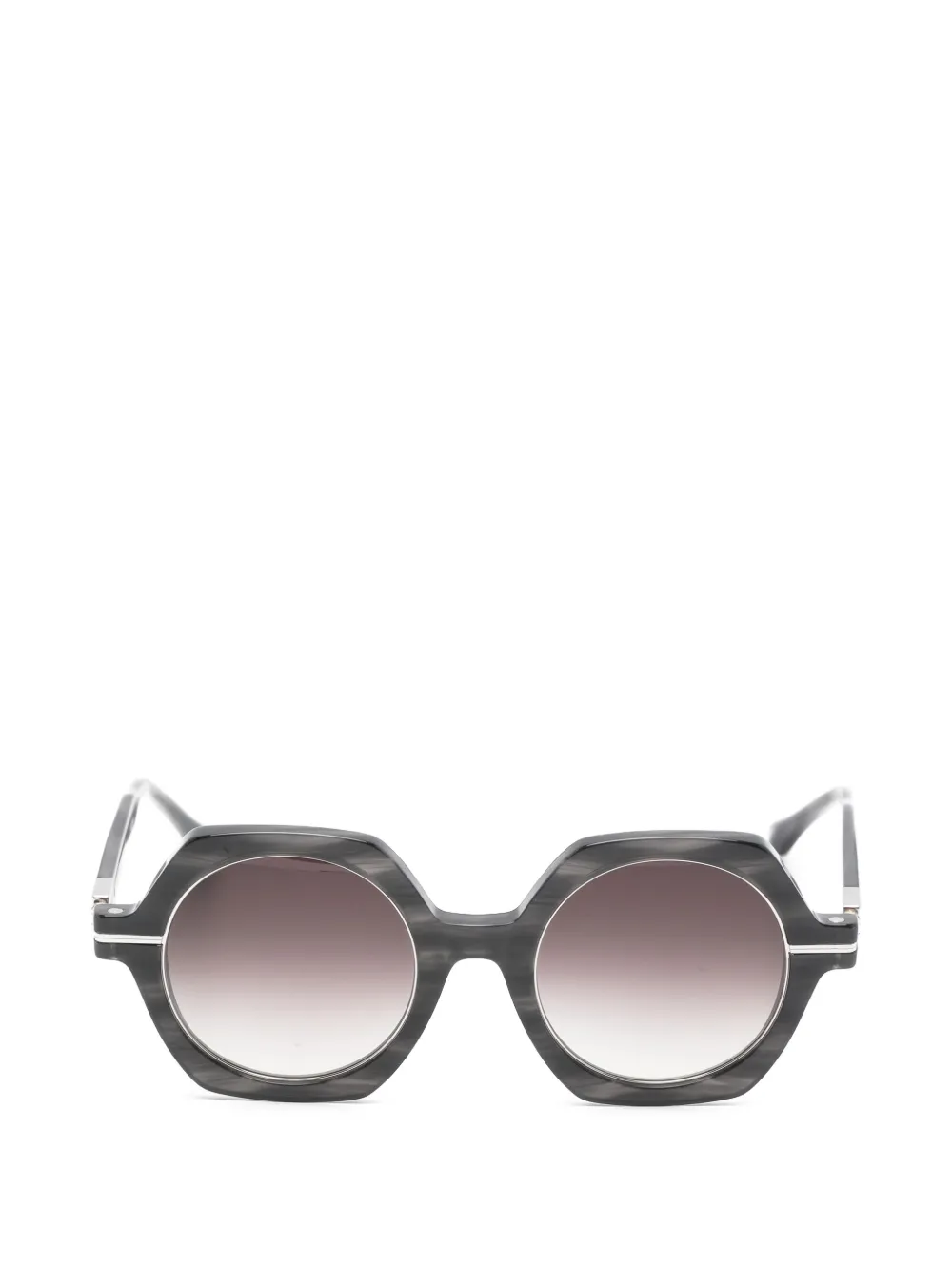 Matsuda M2072 geometric-frame sunglasses - Grigio