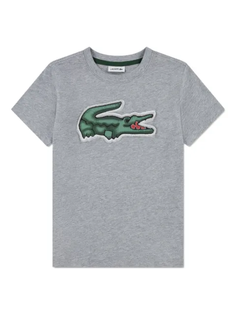 Lacoste Kids logo applique T-shirt