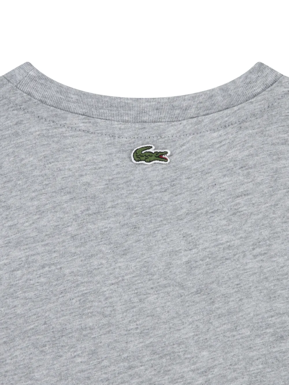  Lacoste Kids Logo Applique T-shirt - Grey 