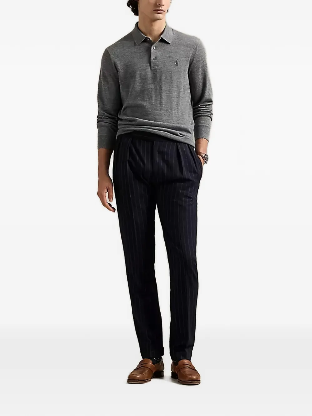 Polo Ralph Lauren long-sleeve polo shirt - Grijs