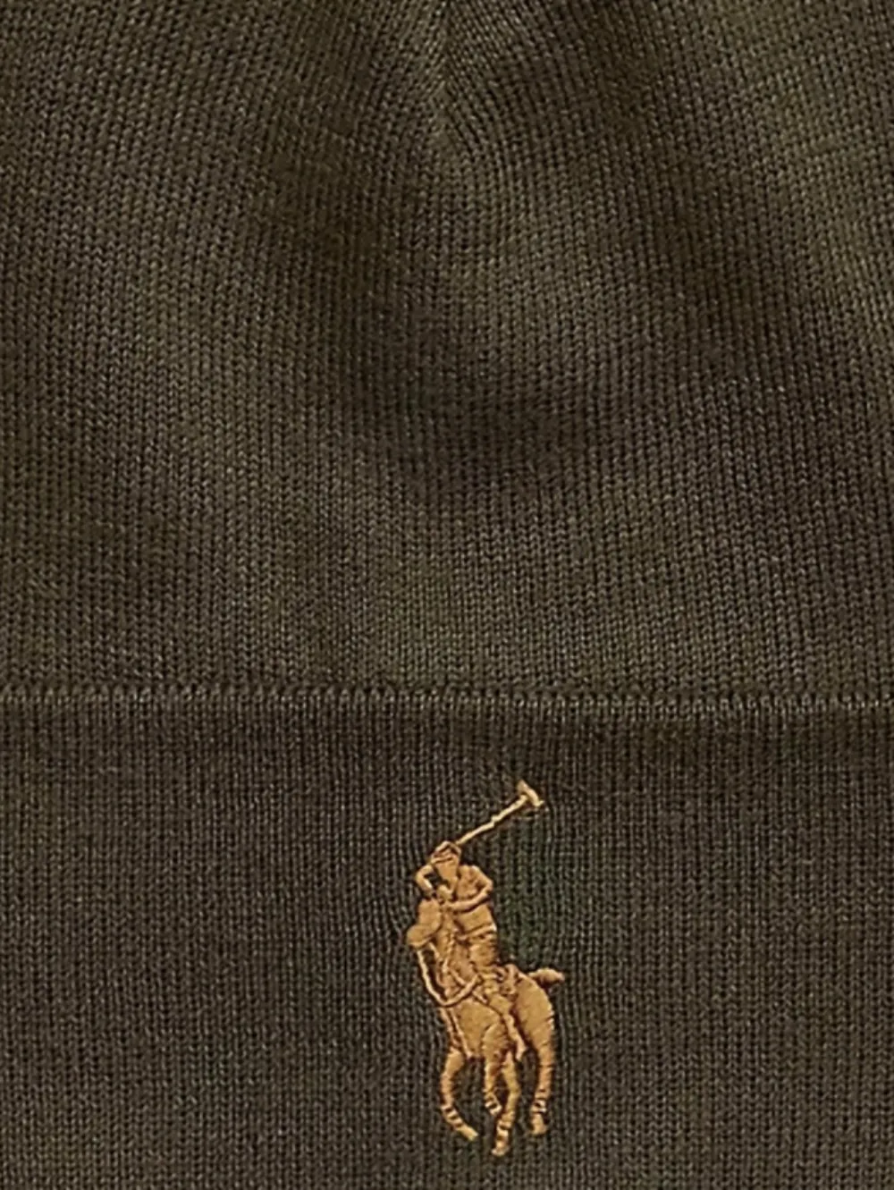 Polo Ralph Lauren embroidered beanie hat - Groen