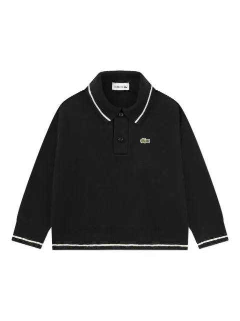 Lacoste Kids striped polo top