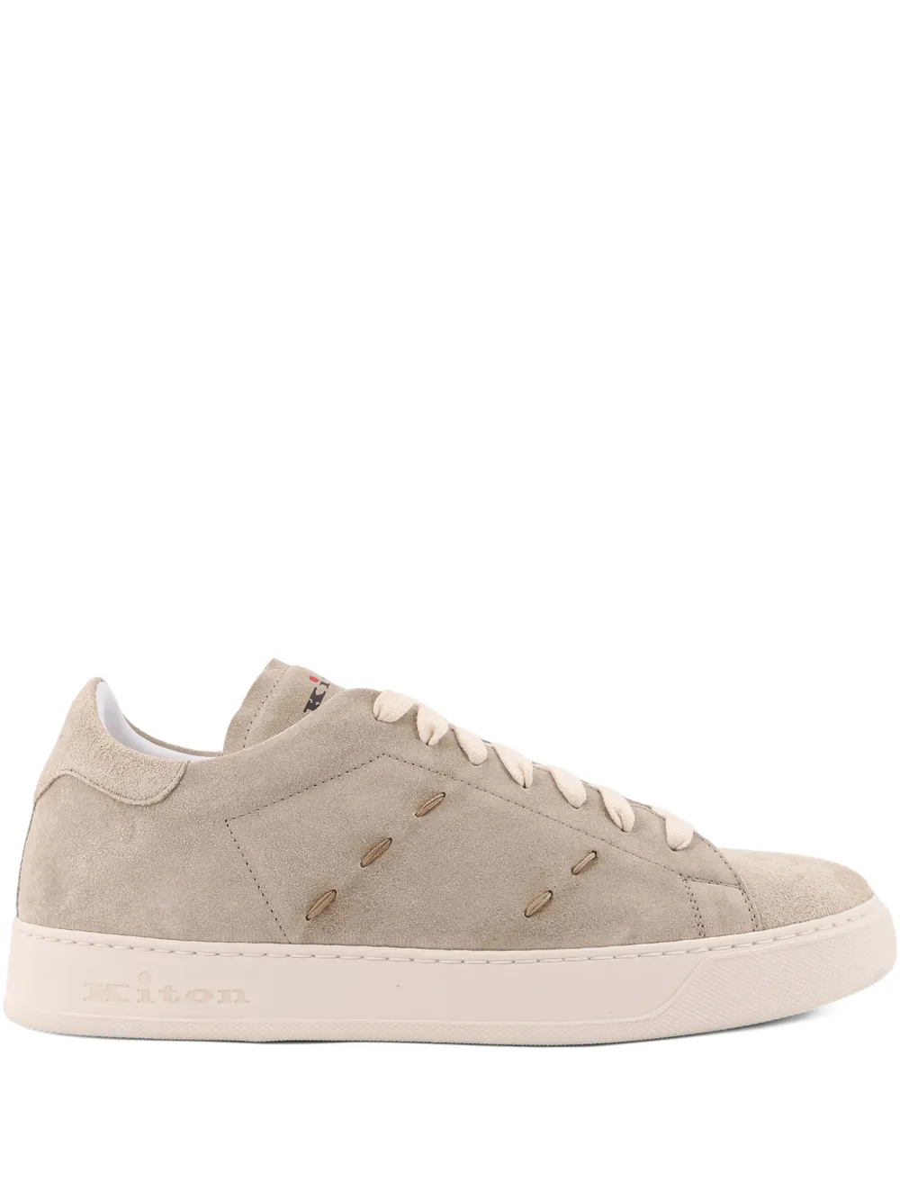 Kiton suede sneakers - Toni neutri