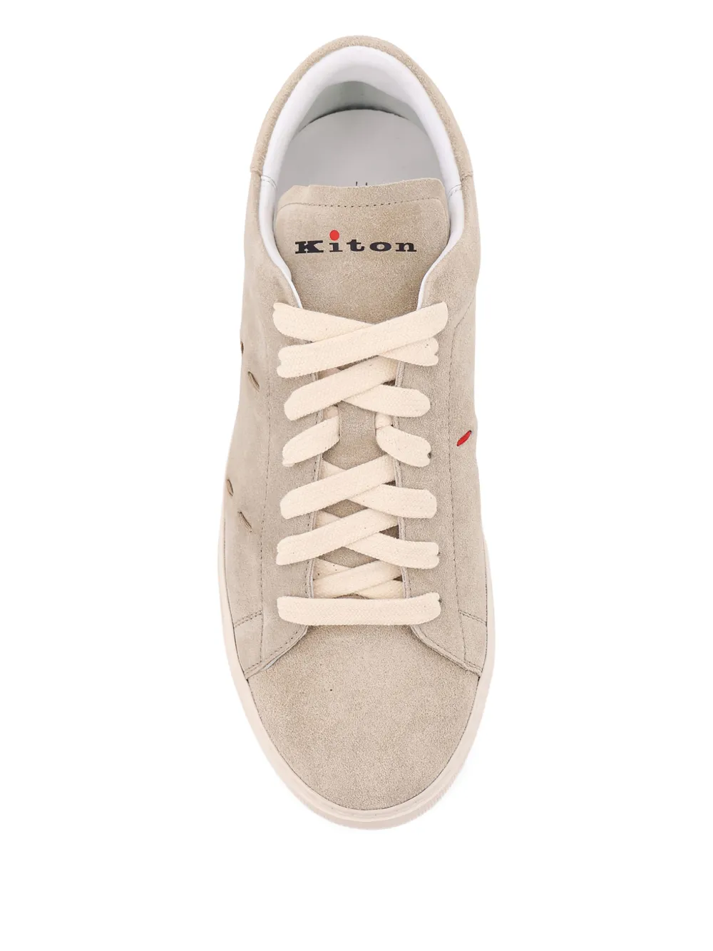 Kiton suede sneakers Beige