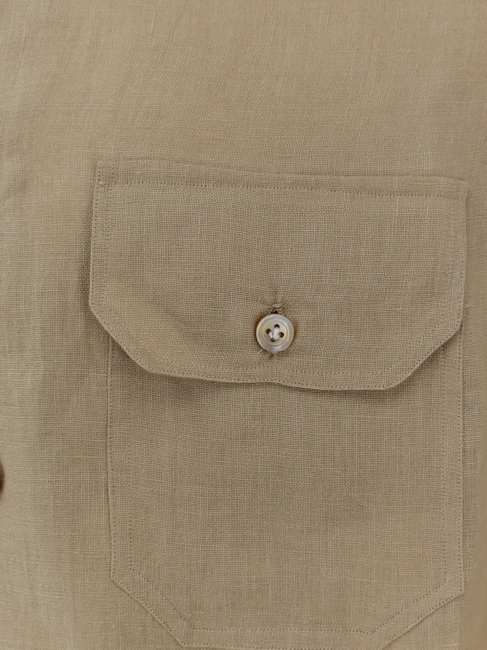  Kiton Pocket Shirt - Neutrals 