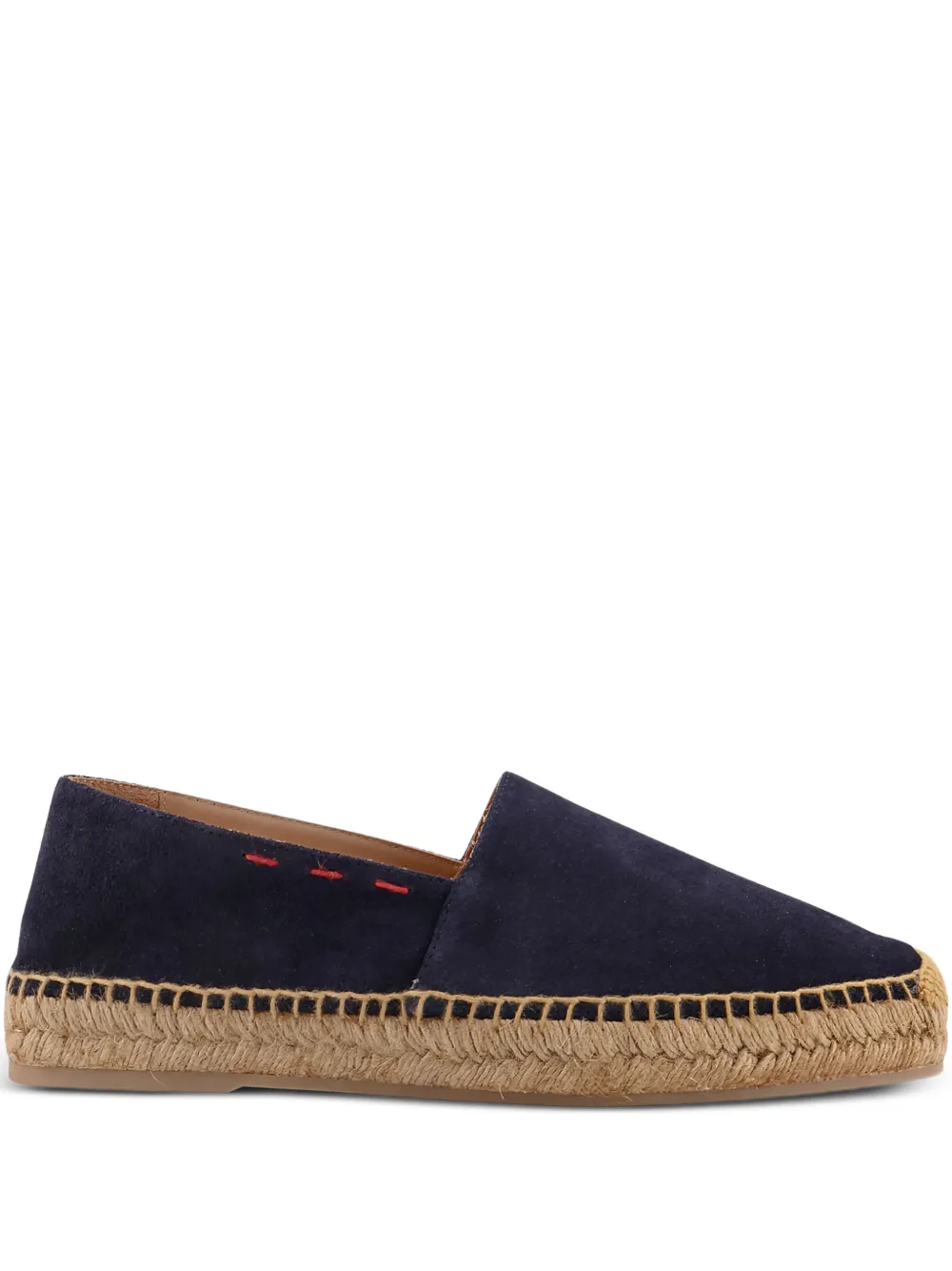 Kiton stitch-detail espadrilles - Blau