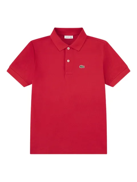 Lacoste Kids logo-appliqué polo shirt