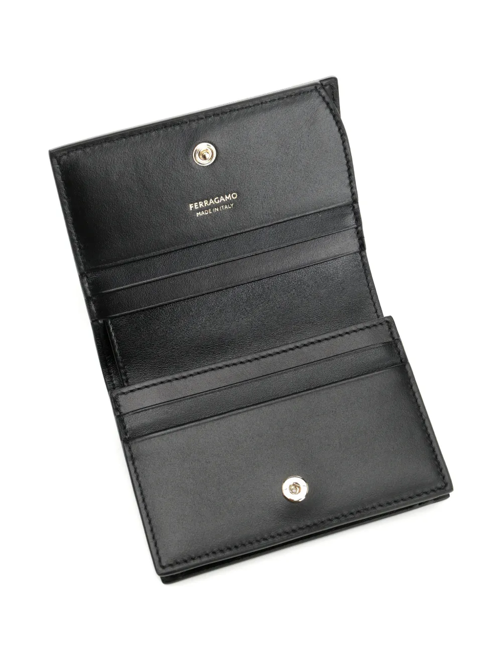 Ferragamo Portemonnee met lintdetail Zwart