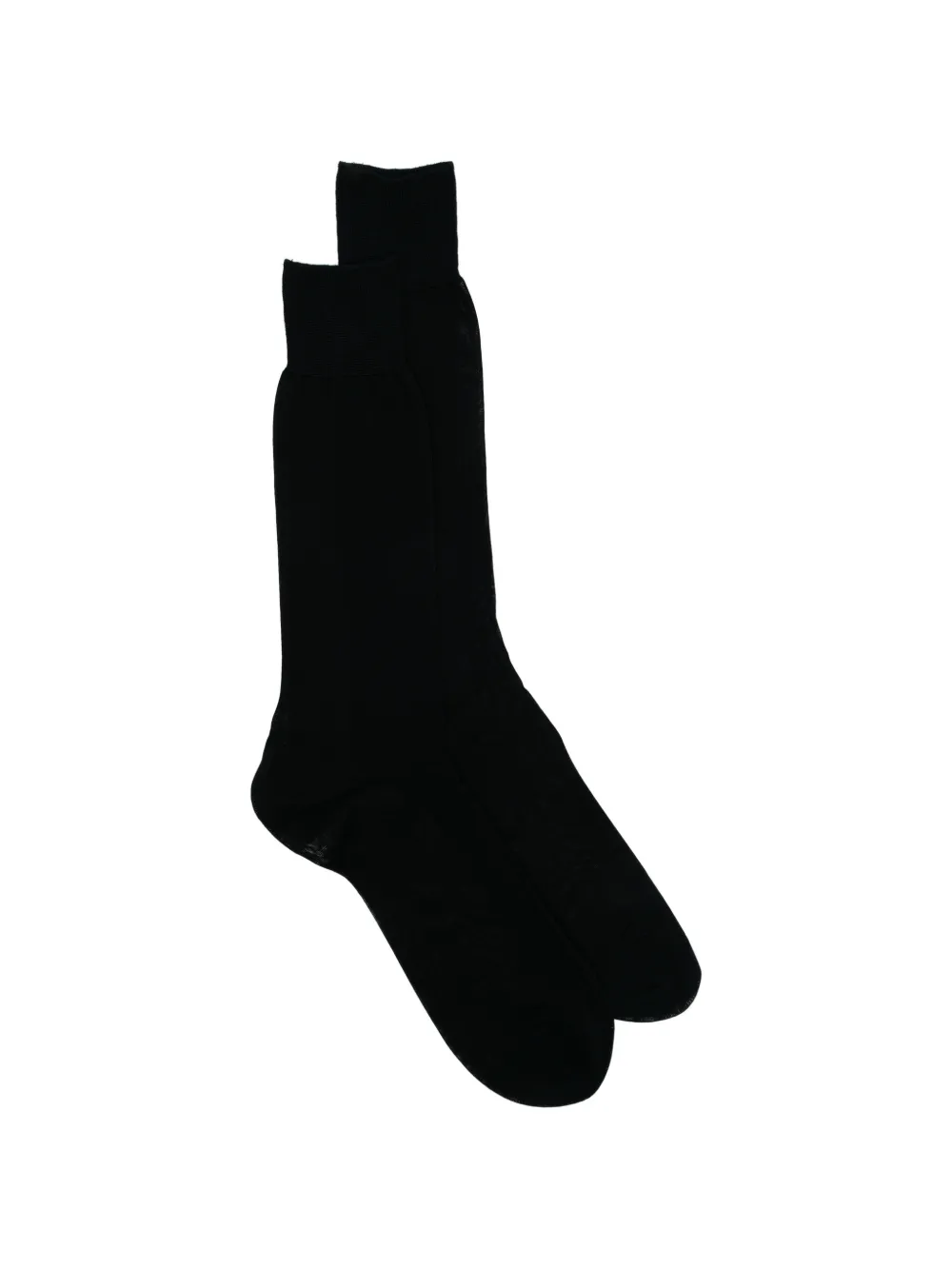 Zegna Logo-print Socks In Black