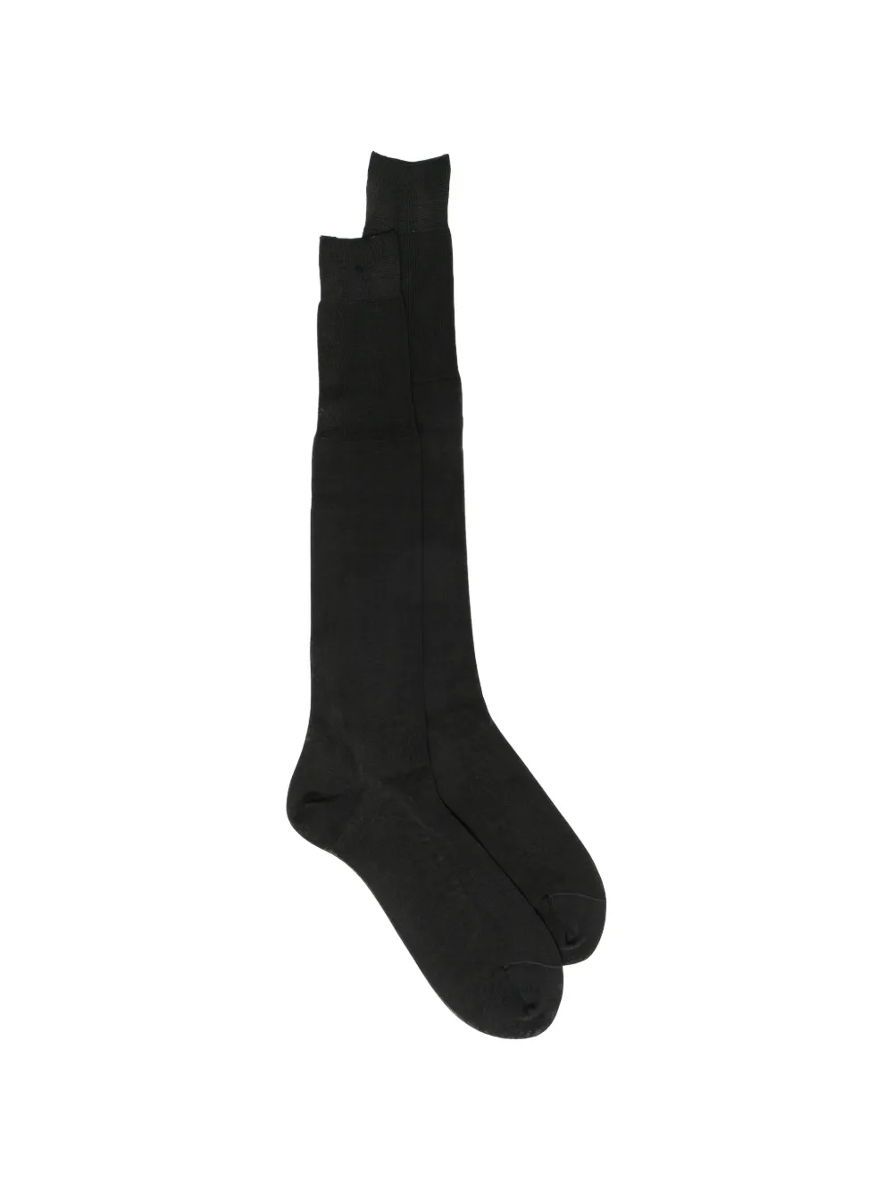 Zegna Logo-print Socks In Black