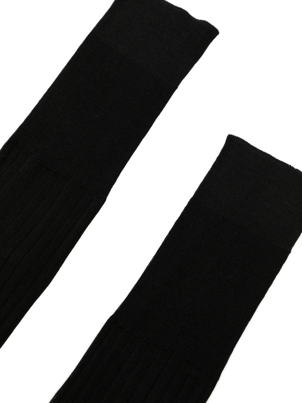  Zegna Logo-print Socks - Grey 