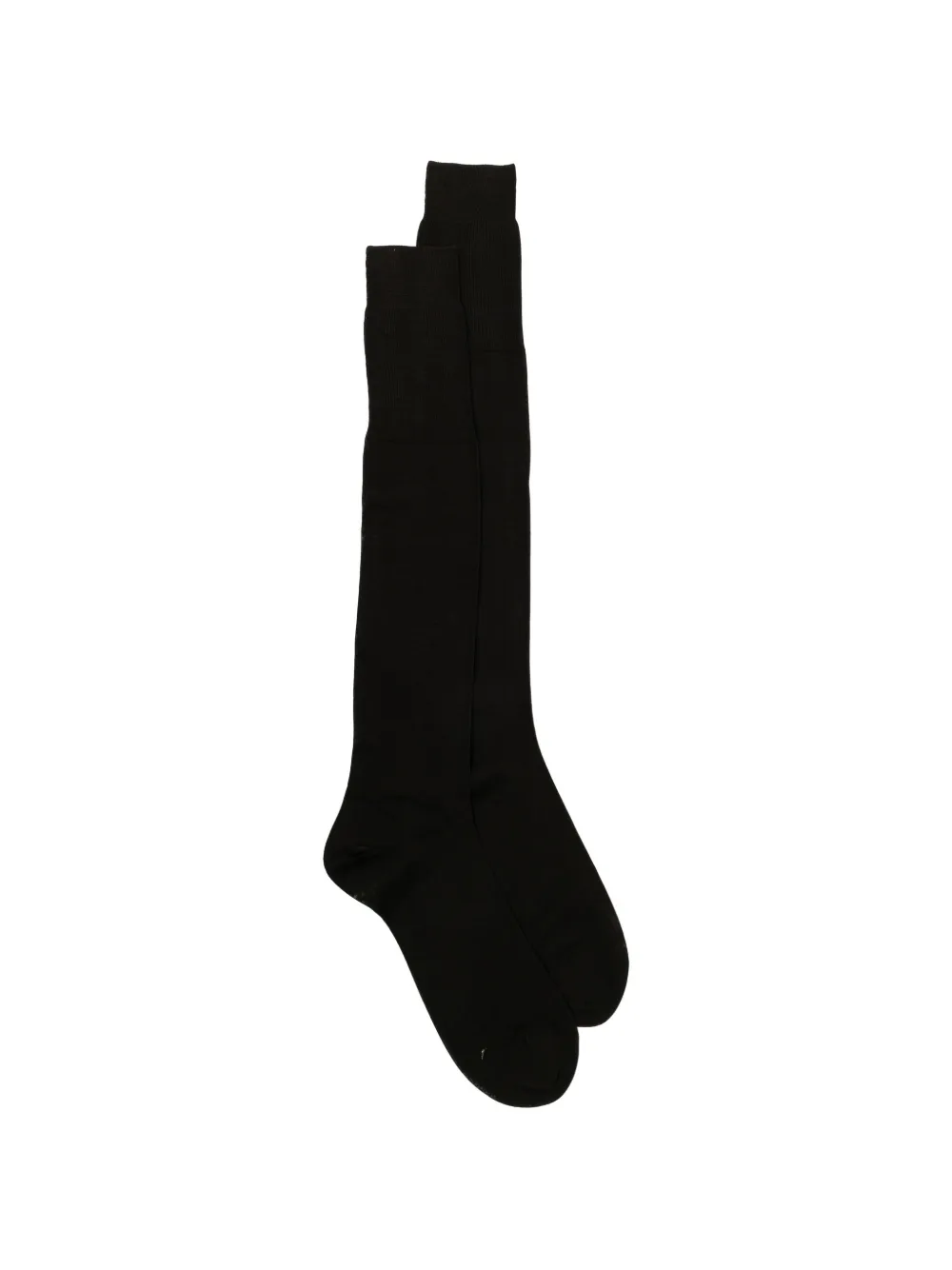 Zegna logo-print socks - Marrone