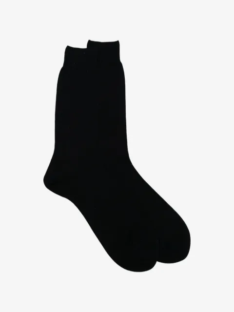 Zegna logo-embroidered socks