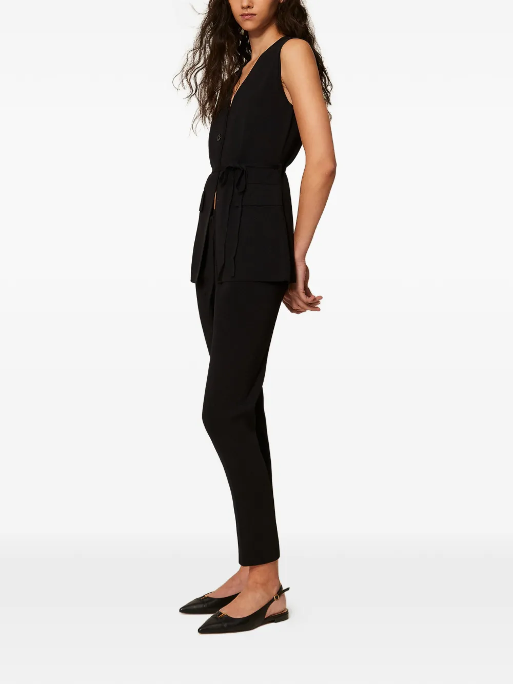 TWINSET Gebreide broek Zwart