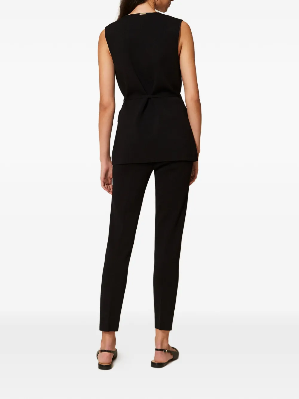TWINSET Gebreide broek Zwart