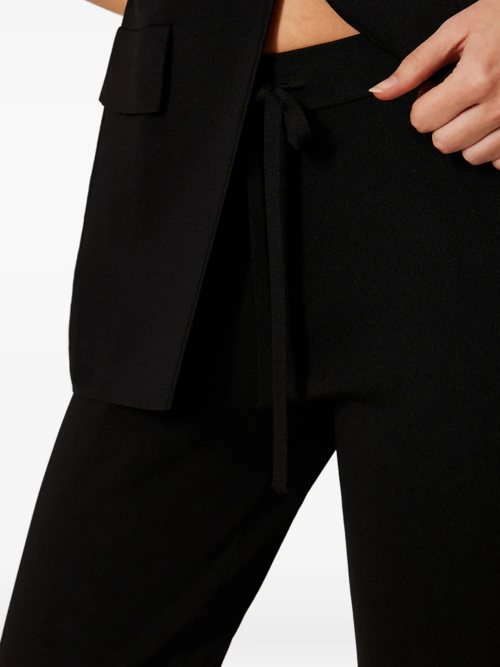 TWINSET Gebreide broek Zwart