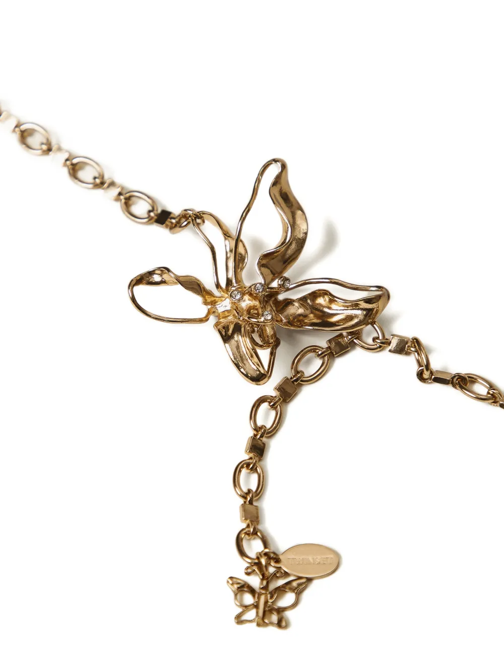 TWINSET flower chain belt - Goud