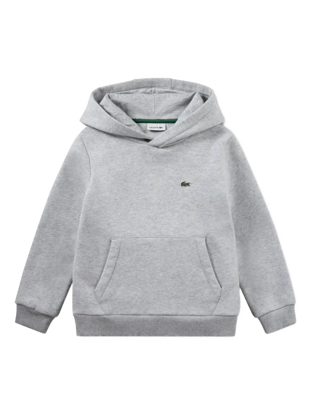 Lacoste Kids logo-detail hoodie - Grigio