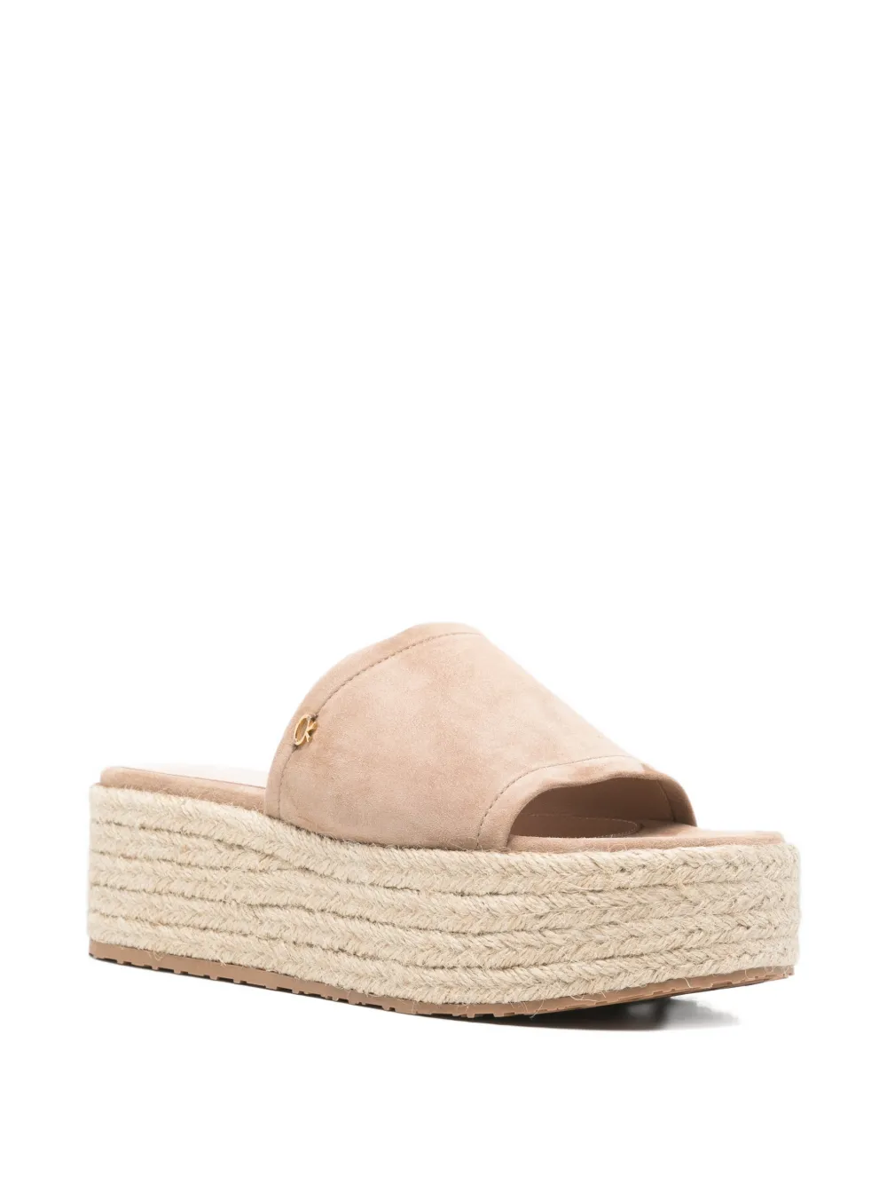 Gianvito Rossi platform sandals Beige