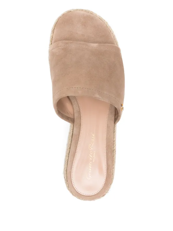 Gianvito Rossi プラットフォーム サンダル | ニュートラル | FARFETCH JP