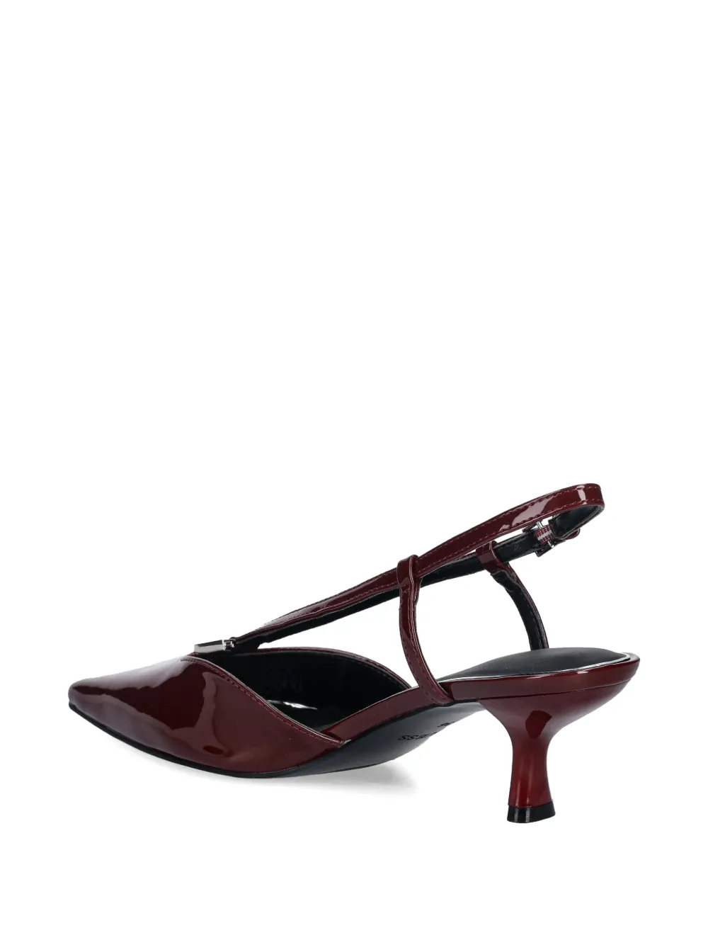 GUESS USA pointed-toe strap heeled pumps Rood