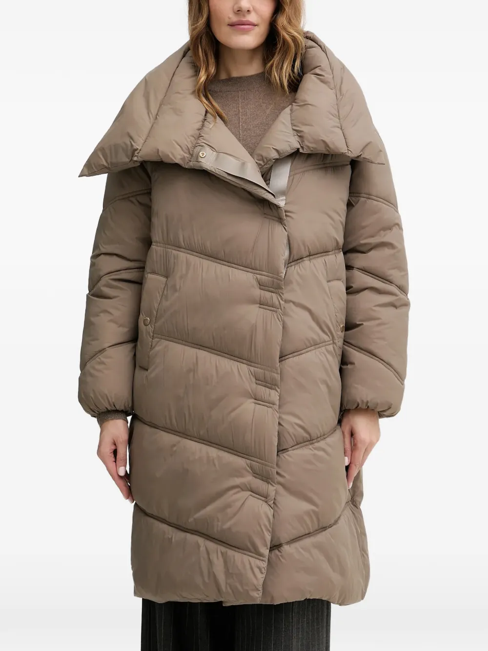 GUESS USA padded coat - Marrone